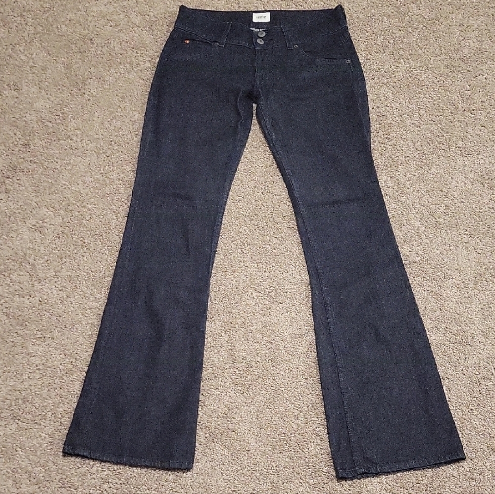 Y2K Vintage Hudson Jeans Dark Blue Boot Cut Size 27